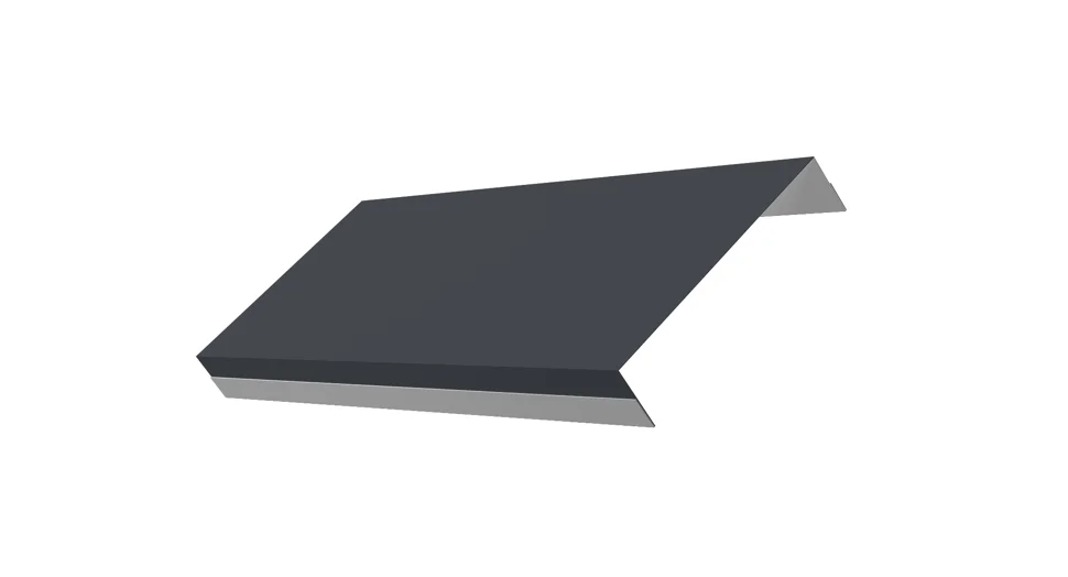 Забор-жалюзи ламель обратная 125, Texas, Satin Matt RAL **, 0.5 мм, длина *пог.м