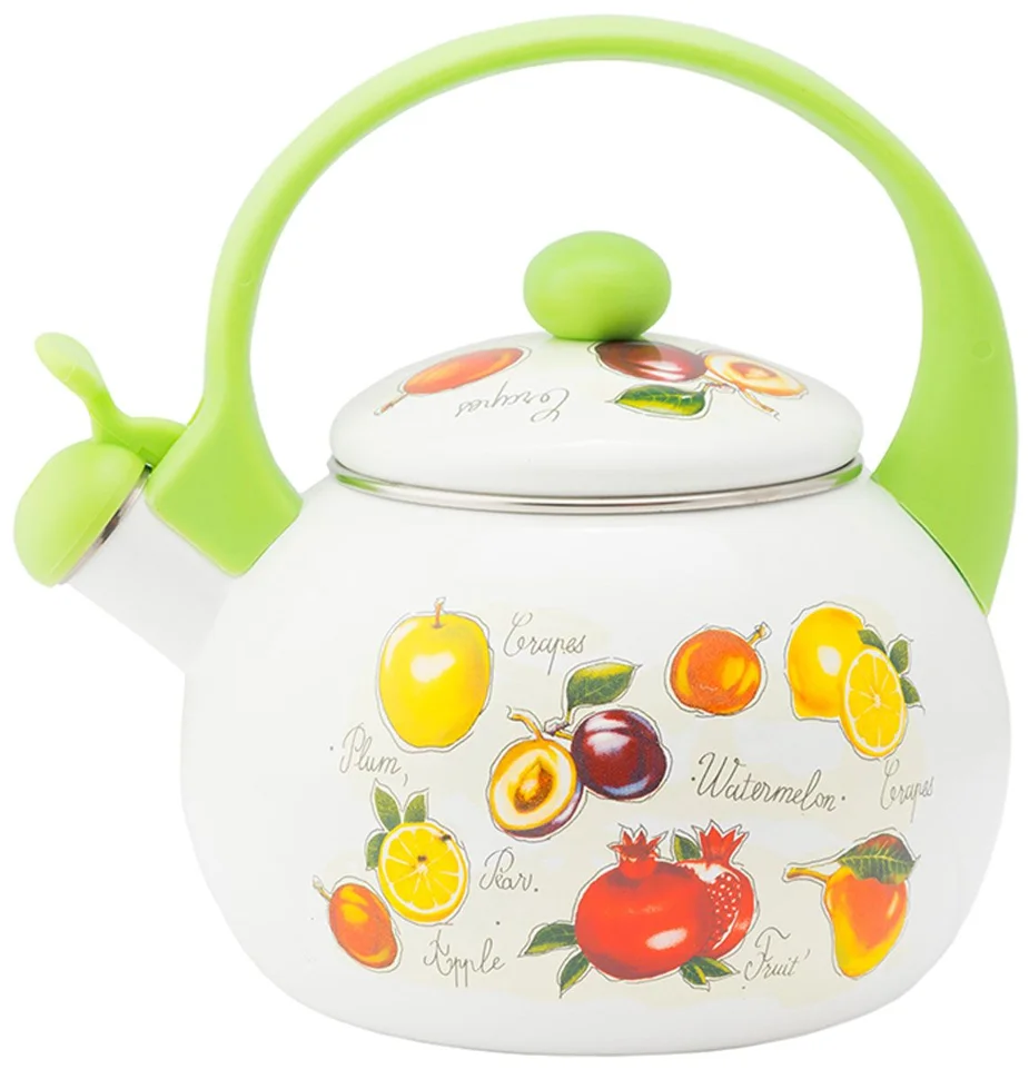 Чайник Appetite FT7-GR эмалированный со свистком 2.0л Гратен Чайник Appetite FT7-GR эмалированный со свистком 2.0л Гратен