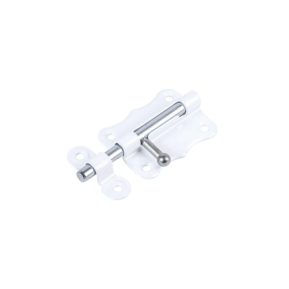 Задвижка накладная ЗТ2-60 (60 мм) белый, Россия Задвижка накладная ЗТ2-60 (60 мм) белый, Россия