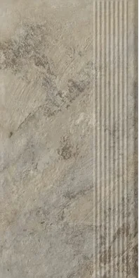 Ступень клинкерная Paradyz Ardis Light прямая с насечками структурная 30x60