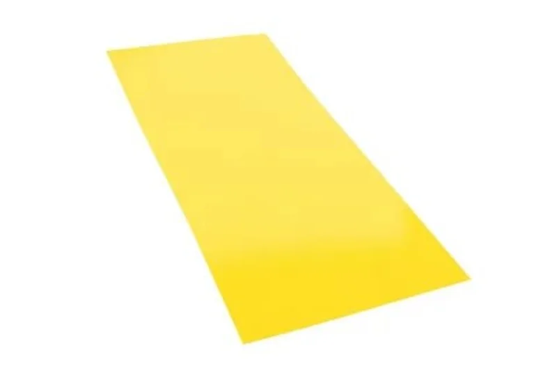 Плоский лист PE RAL 1018 (цинково-желтый), 0.45 мм, 1,25*3 м.п., пл=3.75м2 (в пленке)