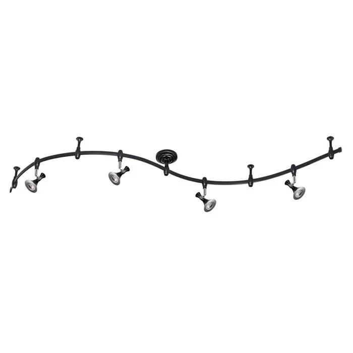 Спот 3805/28TL ODL19 170 черный/металл LED 28W 2120Лм 3000К 2000х111х260 GONZAGO