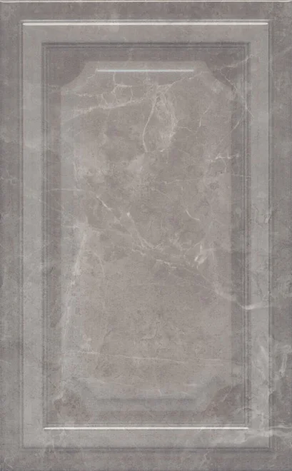 Плитка KERAMA MARAZZI Гран Пале серый панель 25х40х9,5 арт.6354
