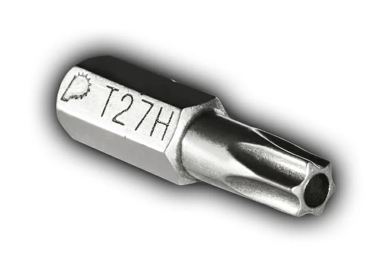 Бита отверточная Torx Tamper-27 х 25мм (2шт), блистер, ПРАКТИКА "Профи"
