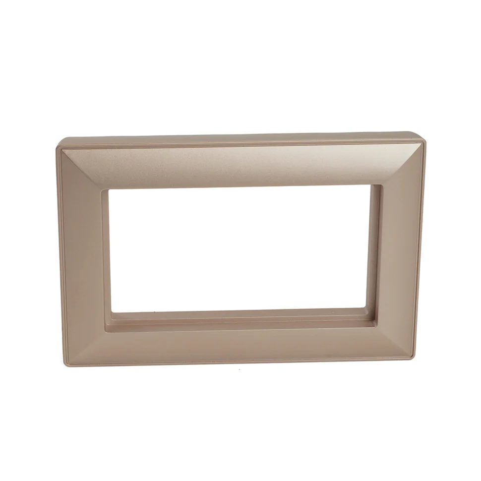 Рамка двухместная (без перемычки) STEKKER Катрин, шампань (PFR00-7012-02)