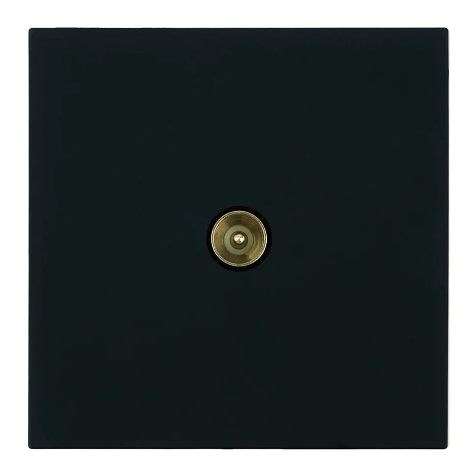 Розетка телевизионная 1-местная (механизм) СП STEKKER Мия, 75 Ом, 5-862МГц, RST00-3108-05, черный бархат Розетка телевизионная 1-местная (механизм) СП STEKKER Мия, 75 Ом, 5-862МГц, RST00-3108-05, черный бархат