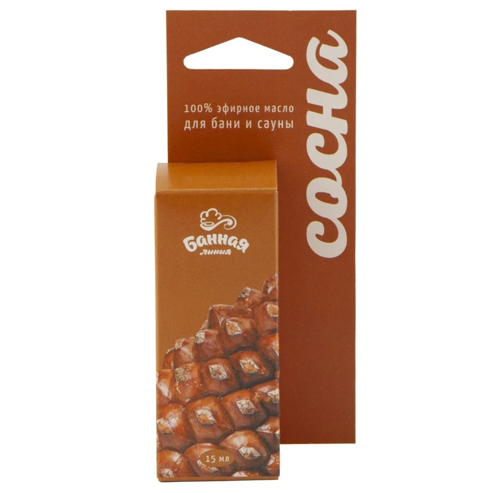 Масло эфирное "Сосна" 15мл, БАННАЯ ЛИНИЯ Масло эфирное "Сосна" 15мл, БАННАЯ ЛИНИЯ