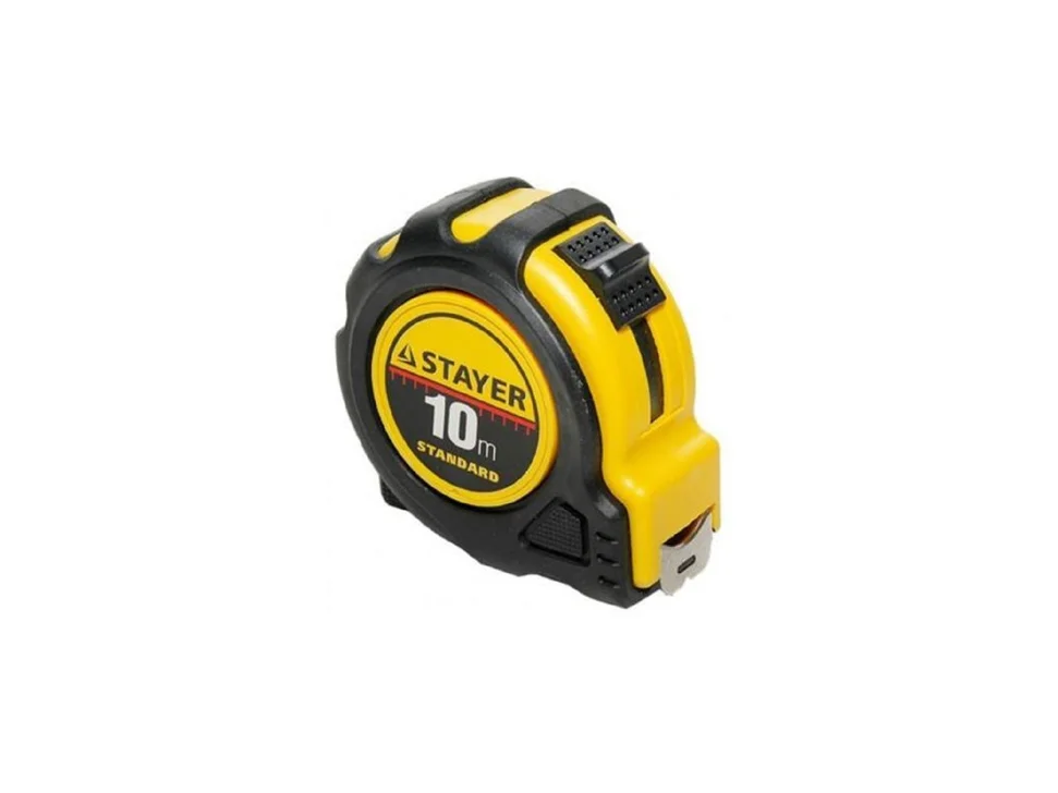 Рулетка 10м*25мм STAYER "STANDARD" "TopTape"