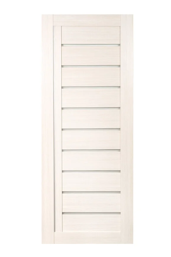 Дверь ТЕРРИ №25 экошпон беленый дуб частичное стекло 80