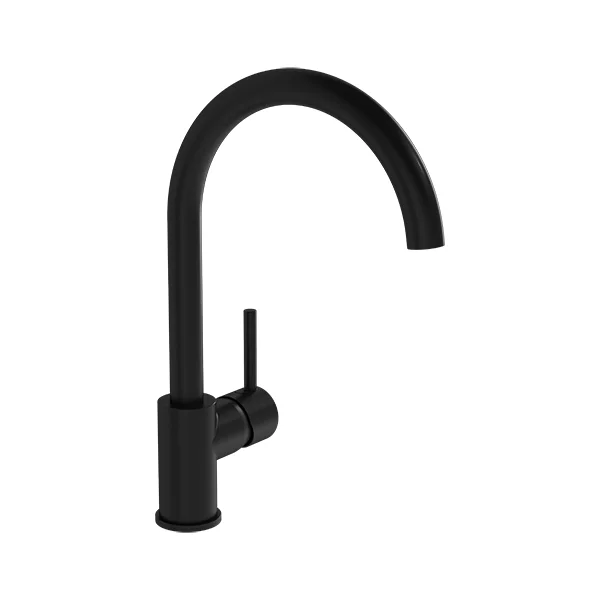 Смеситель Vitra Minimax S для кухни, чёрный матовый