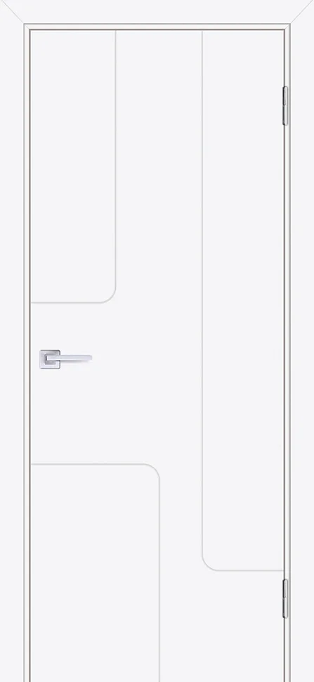 Дверь ТЕКОНА SMALTA-LINE 01 глухая эмаль белая 80