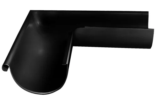 Угол желоба внешний Optima 90гр, 125мм, RAL 9005