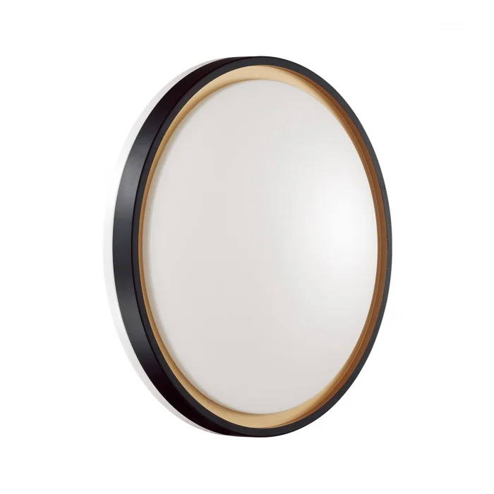 Светильник 3045/DL PALE SN 029 пластик/белый/черно-золотой LED 48Вт 3000-6000К D415 IP43 пульт ДУ KLAPA*