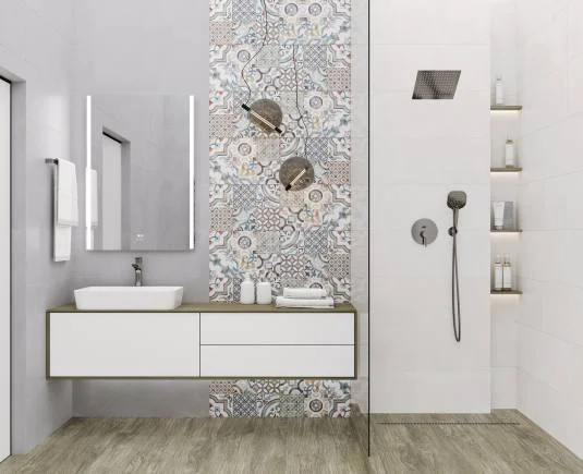 Плитка LAPARET Grip deco стена 30x89,5 матовая обрезная арт.13154TR