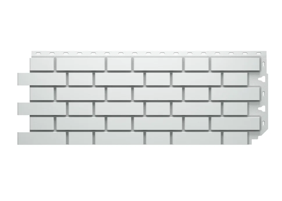 Панель фасадная D&#246;cke Flemish Standard, цвет Белый 1,095*0,42 м (S=0.46м2)