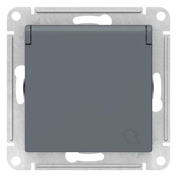Механизм розетки одноместный СП AtlasDesign 16А IP20 с заземлением, защ. шторки быстрозажим. клем. грифель SE ATN000745S Механизм розетки одноместный СП AtlasDesign 16А IP20 с заземлением, защ. шторки быстрозажим. клем. грифель SE ATN000745S