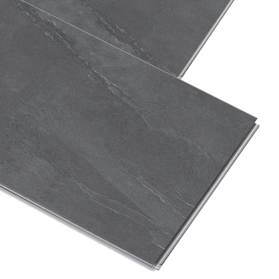 Плитка каменно-полимерная SPC FLOORWOOD Azaro 43 класс Пьетра Нуар 950*475*5 мм, арт.1185 (с фаской)