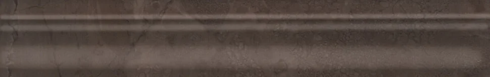 Плитка KERAMA MARAZZI Версаль Бордюр Багет коричневый обрезной 30х5х19 арт.BLC014R
