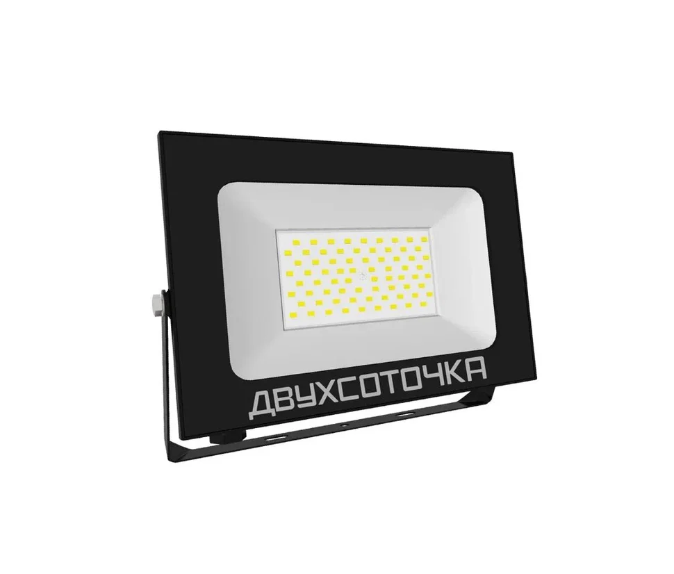 Прожектор светодиодный 200Вт 5000К 220V IP65 17000Лм 250х310x255мм черный Китай Двухсоточка СДО Фарлайт