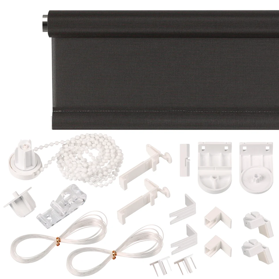 Штора рулонная Franc Gardiner SCREEN 5% 110х160см асфальт Штора рулонная Franc Gardiner SCREEN 5% 110х160см асфальт