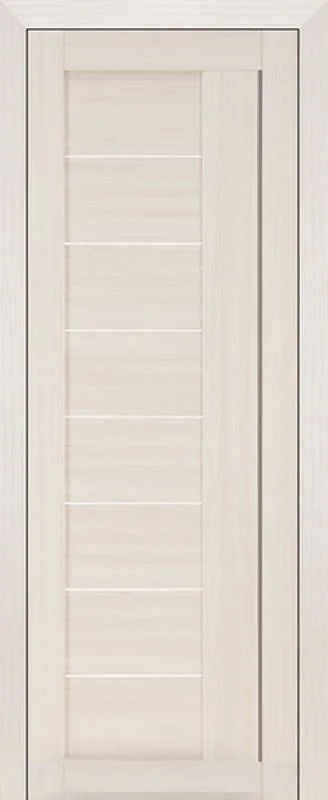 Дверь ТЕРРИ №25 экошпон беленый дуб частичное стекло 90