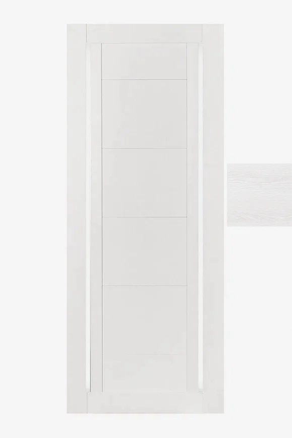 Дверь ТЕРРИ №108 Санторини, частичное стекло 60, еврошпон