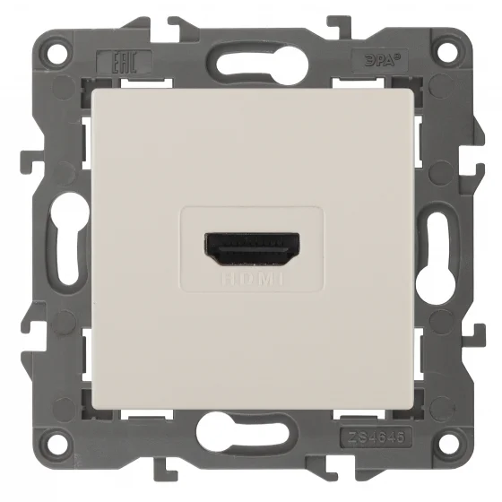 Розетка HDMI Эра22 Elegance слоновая кость, арт.14-3114-02