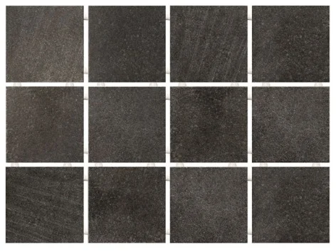 Плитка KERAMA MARAZZI Караоке чёрный полотно 30х40х9 (из 12 частей 9,9х9,9) арт.1222Т