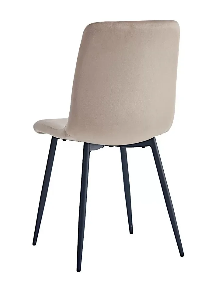 Стул CHILE (DC209) МОККО#G62-13 велюр, каркас черный (00-00003303)