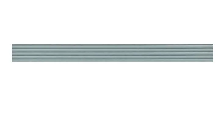 Плитка KERAMA MARAZZI Монфорте бордюр ментоловый структура обрезной 40x3,4x9 арт. LSA010R