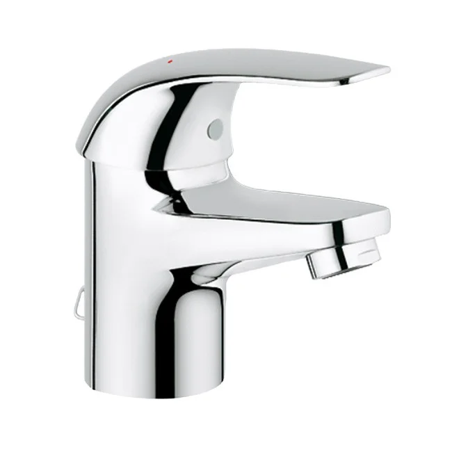 Смеситель GROHE Euroeco для раковины, гибкая подводка, цепочка