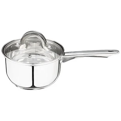 Ковш из нержавеющей стали MALLONY Mediano 16 см с крышкой, капсульное дно, 1,9л Ковш из нержавеющей стали MALLONY Mediano 16 см с крышкой, капсульное дно, 1,9л