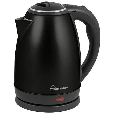 Чайник HOMESTAR HS-1010 1,8 л, стальной, черный