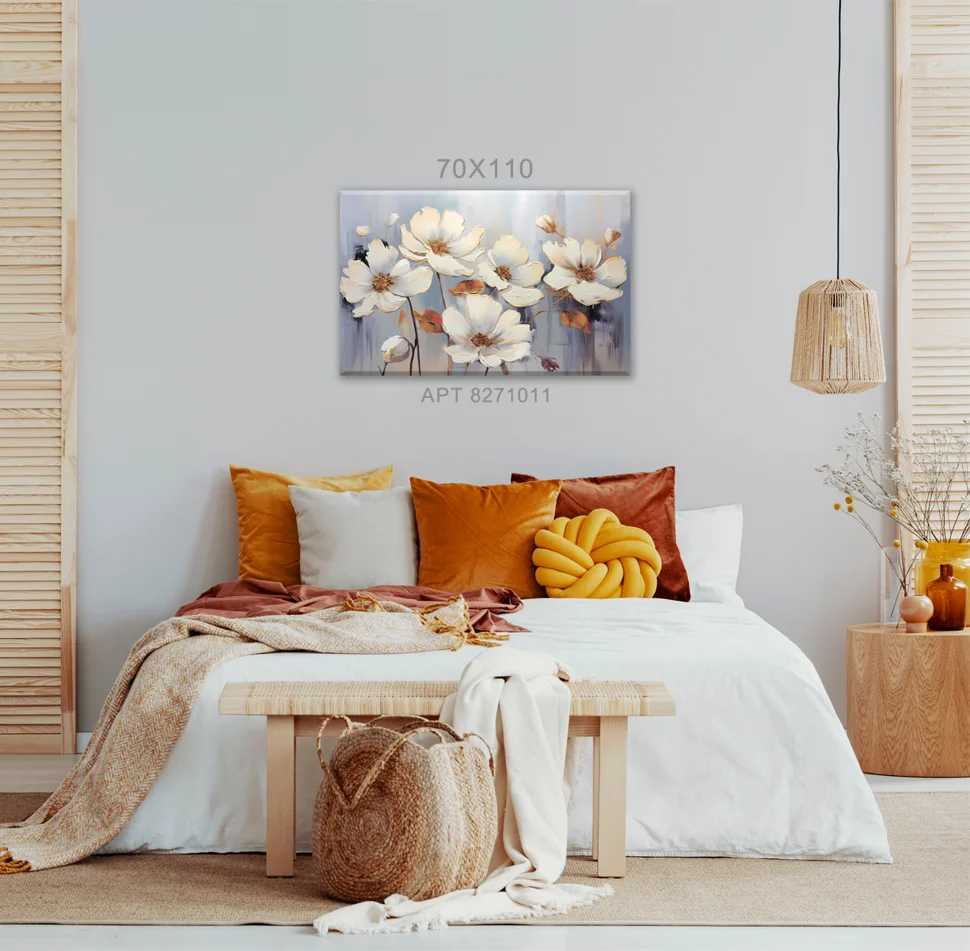 Картина интерьерная VS на холсте White Flower 70*110 арт.8271011