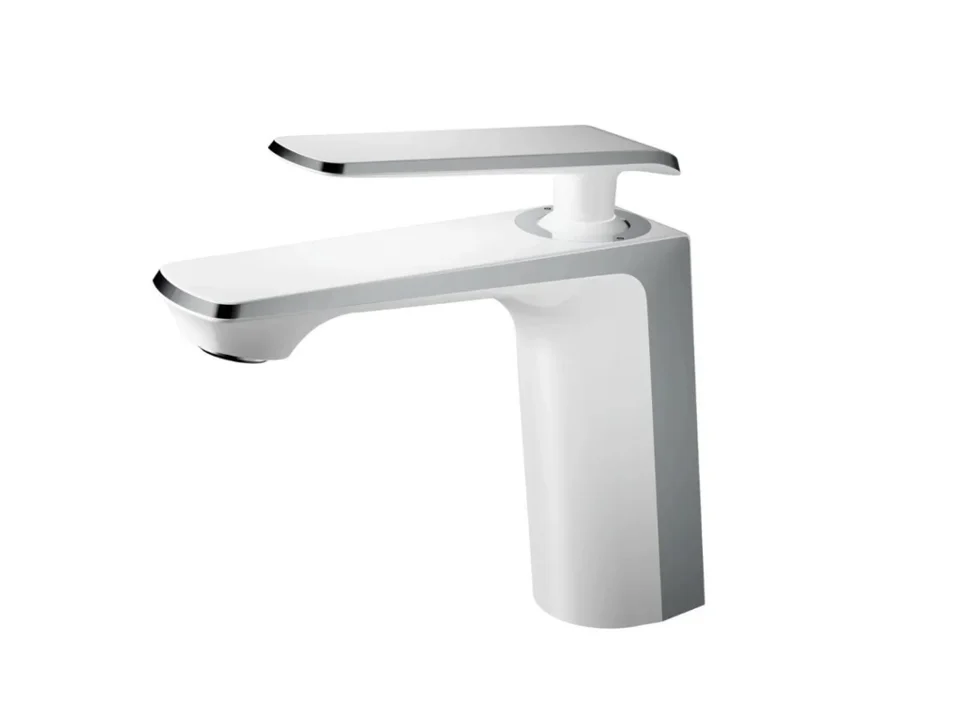 Смеситель HAIBA HB10548-8 для раковины, белый/хром
