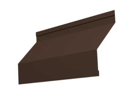 Забор-жалюзи ламель, Milan new, PE RAL 8017 (шоколад), 0.45 мм, длина 1.79 м.п.