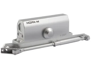 Доводчик НОРА-М ISPARUS 450 от 120 кг до 170 кг. ( от 120 до 160 кг) (серый.), морозостойкий