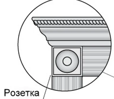 Розетка дверная PORTE VISTA черная патина серебро тон 21 70мм*70мм*18мм, массив дуба