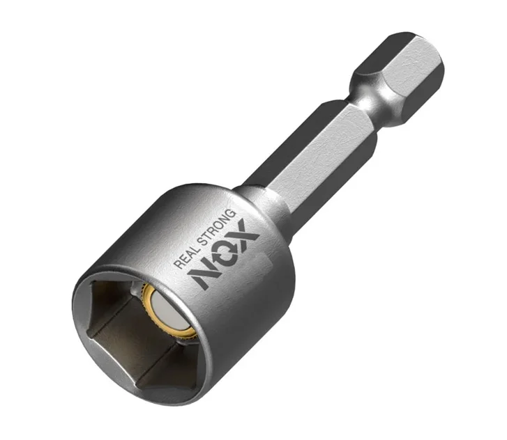 Бита для кровельных саморезов магнитная 6х48мм Nox, ПВХ Бита для кровельных саморезов магнитная 6х48мм Nox, ПВХ