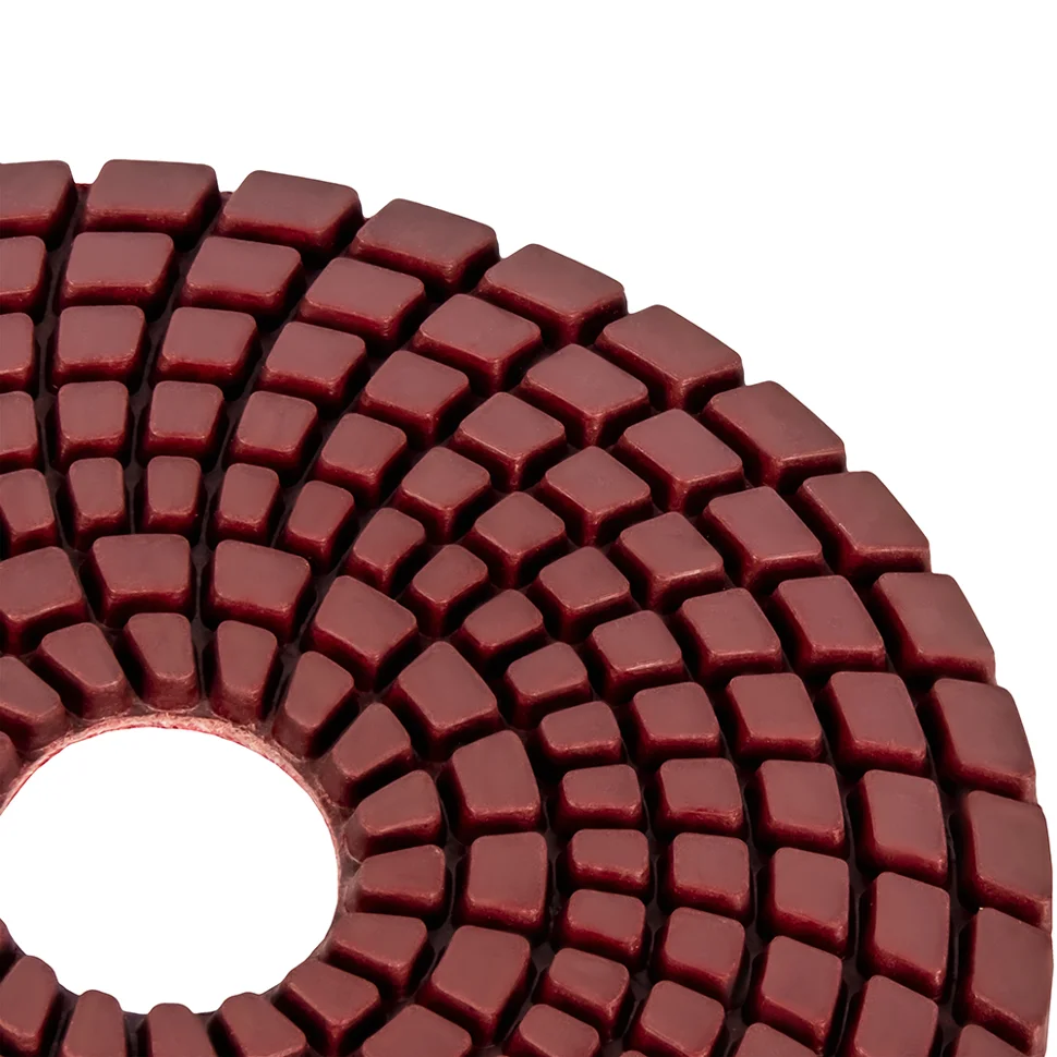 Круг алмазный гибкий шлифовальный ПРАКТИКА 100 мм для мокрого шлифования, P 400