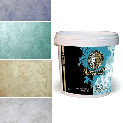 Грунт-краска БОЛАРС Mascarade цвет Duna белый 1 кг Грунт-краска БОЛАРС Mascarade цвет Duna белый 1 кг