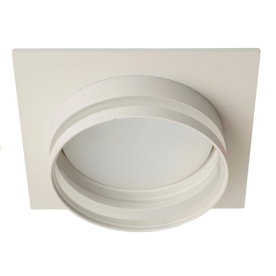 Светильник точечный Feron DL503 LUNA 15W 230V GX53, белый квадрат без лампы Светильник точечный Feron DL503 LUNA 15W 230V GX53, белый квадрат без лампы