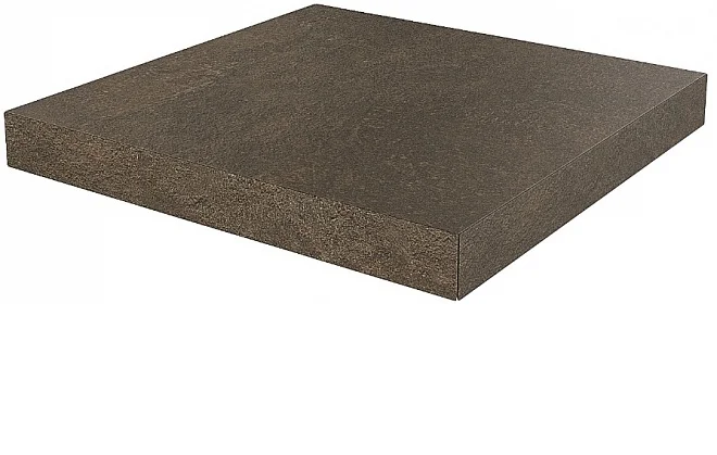 Ступень угловая клееная KERAMA MARAZZI Про Стоун коричневый 33x33 арт.DD600200R&#92;GCA