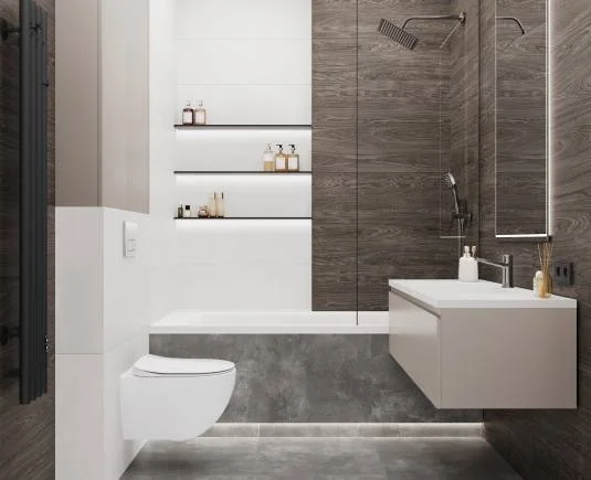 Плитка LAPARET Gio deco natural стена 30х89,5 матовая обрезная арт.LP3090B0121R