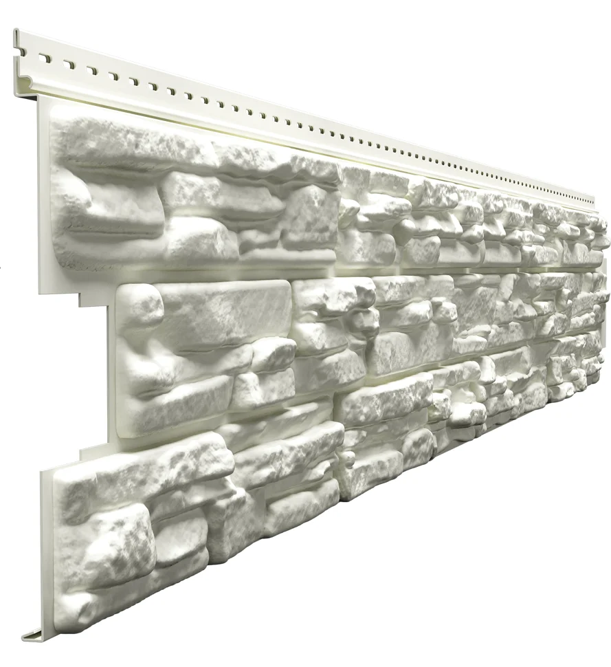 Сайдинг виниловый D&#246;cke Lux Rocky L=1,787м, H=0.315м (пл=0.51м2) кокос
