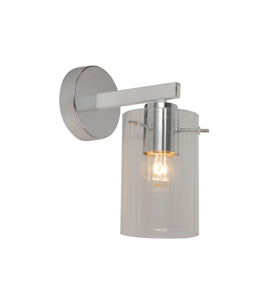 Бра Metri 3480-1W CR+WH, 1xE27/40W (18*10*22)