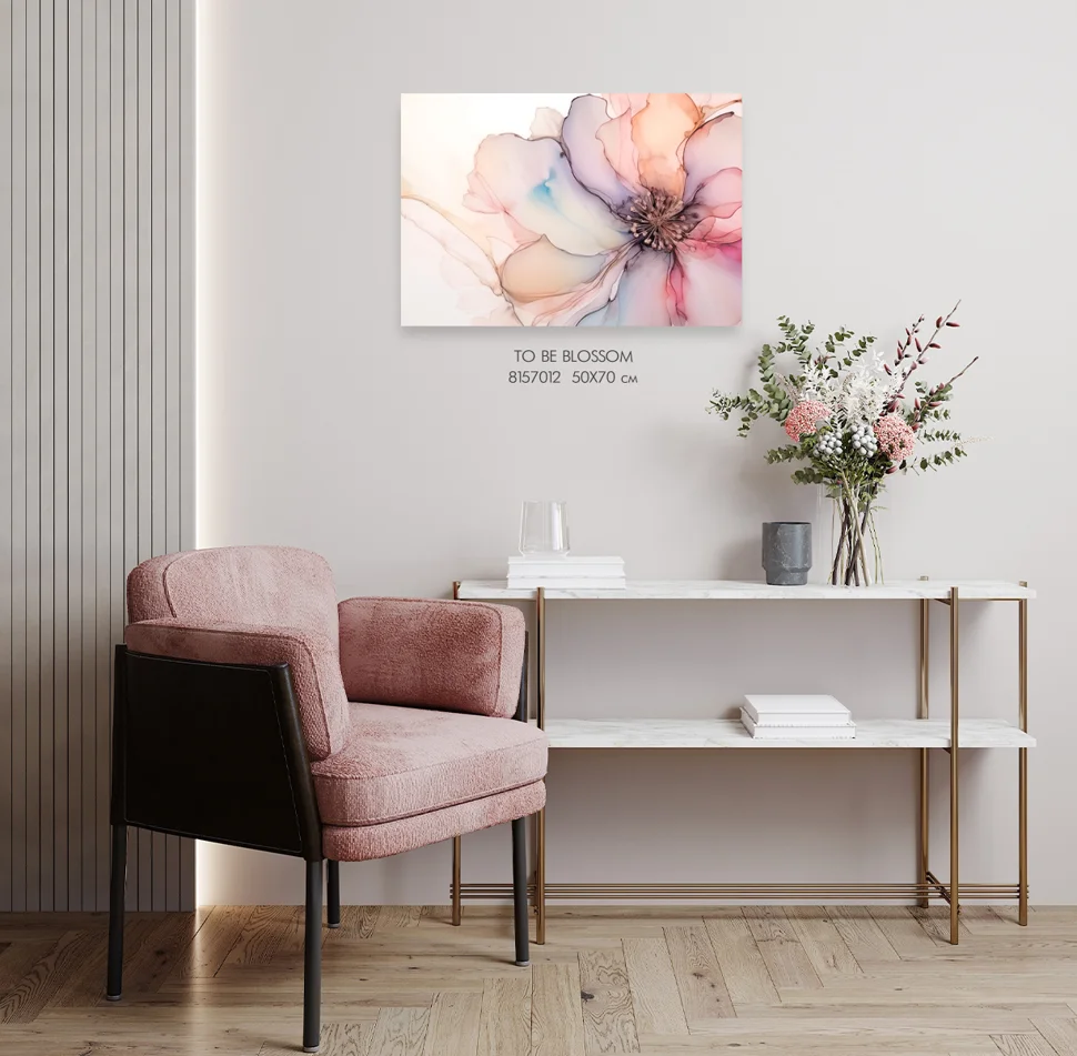 Картина интерьерная VS на стекле To Be Blossow 50*70 арт.8157012