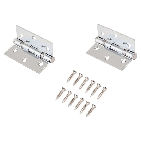 Петли АЛЛЮР 20325 (77х64) 2BB-FHP CP 2 подш.,хром (2шт) Петли АЛЛЮР 20325 (77х64) 2BB-FHP CP 2 подш.,хром (2шт)