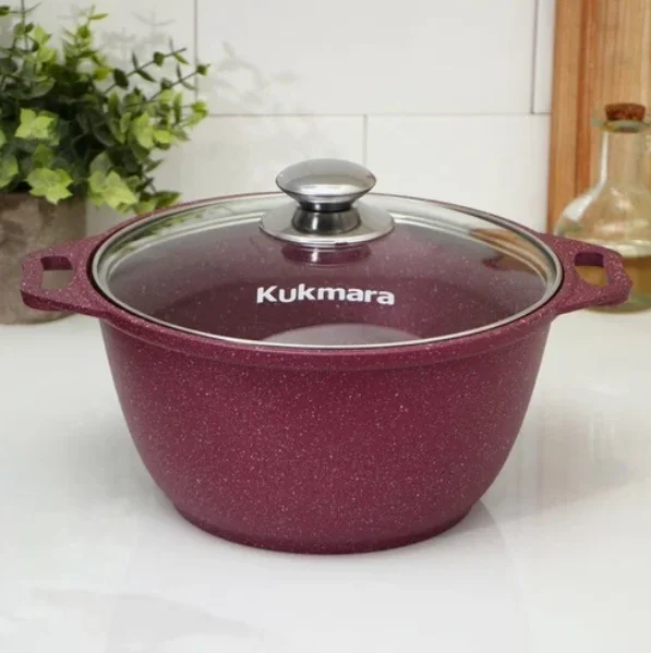 Кастрюля Kukmara k31tsm со стеклянной крышкой "Trendy style" (mystery), 3л Кастрюля Kukmara k31tsm со стеклянной крышкой "Trendy style" (mystery), 3л