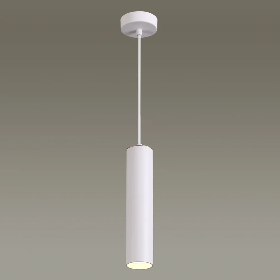 Подвес 3873/1L HIGHTECH ODL19 285 белый GU10 1*50W 220V KIKO